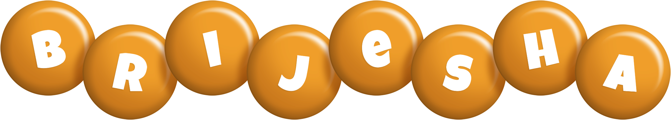 Brijesha candy-orange logo
