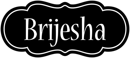 Brijesha welcome logo