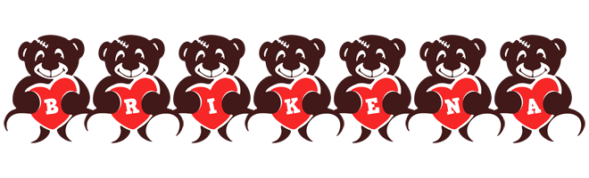 Brikena bear logo