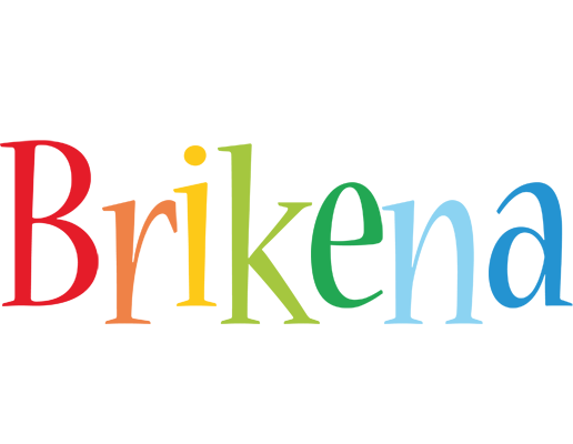 Brikena birthday logo
