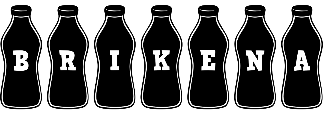 Brikena bottle logo