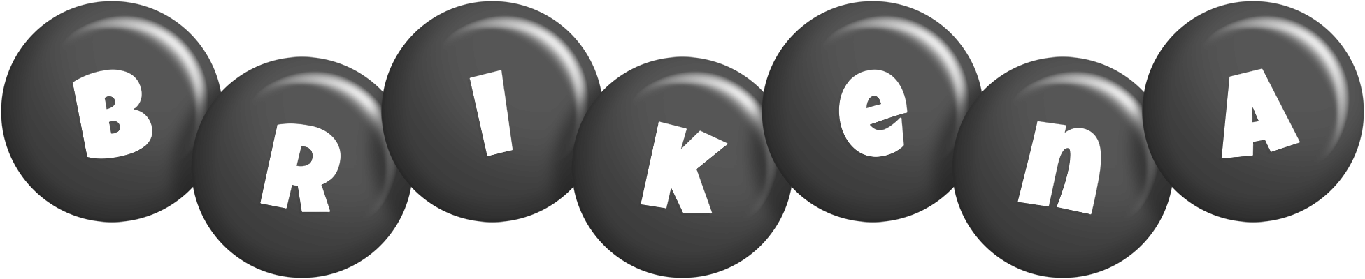 Brikena candy-black logo