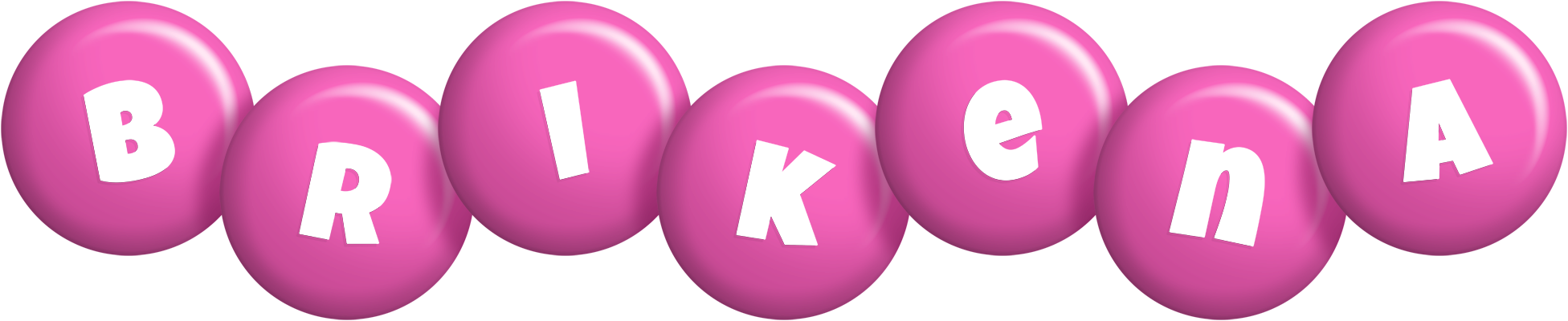 Brikena candy-pink logo