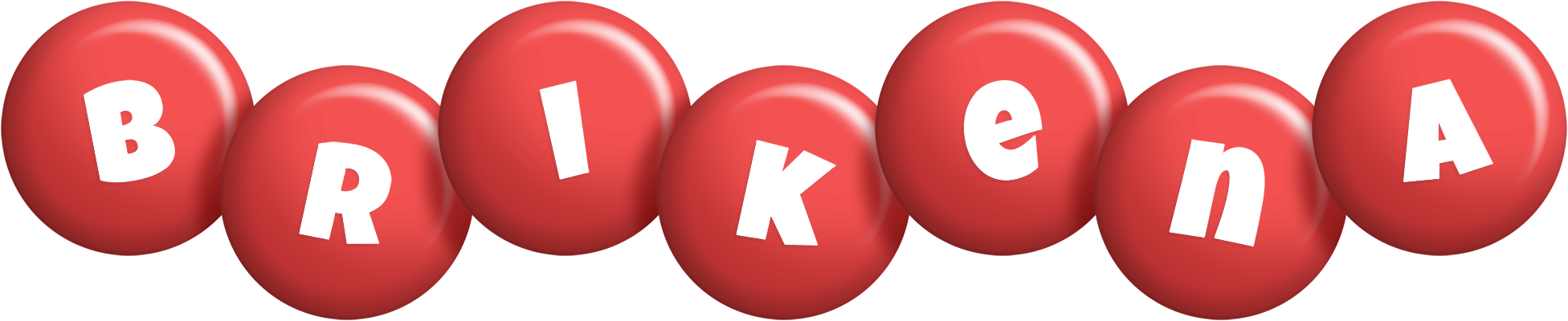 Brikena candy-red logo