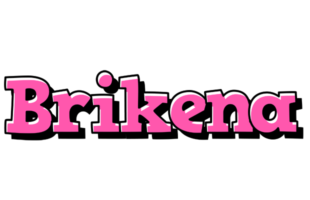 Brikena girlish logo