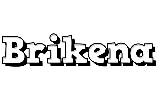 Brikena snowing logo