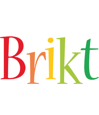 Brikt birthday logo