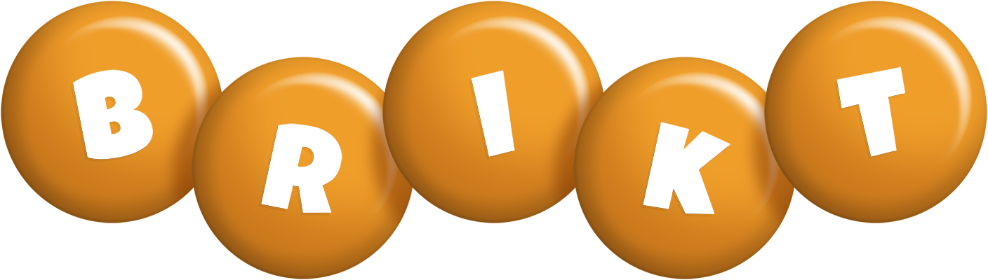 Brikt candy-orange logo
