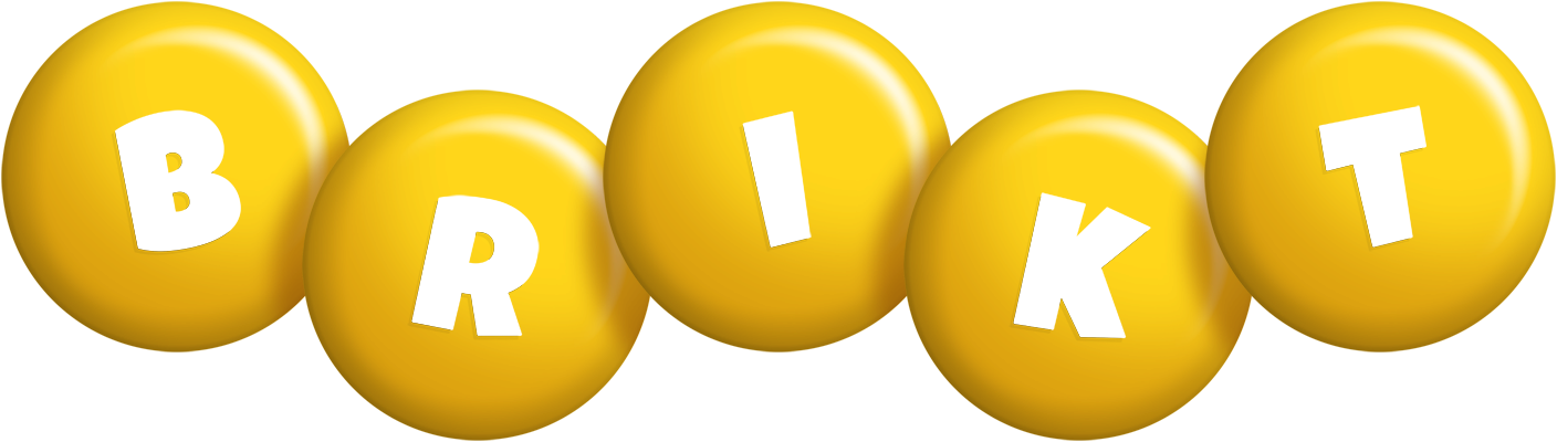 Brikt candy-yellow logo