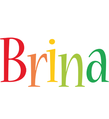 Brina birthday logo