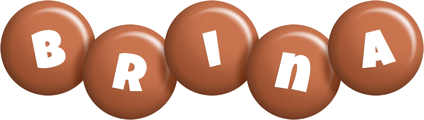 Brina candy-brown logo