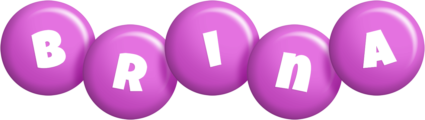 Brina candy-purple logo