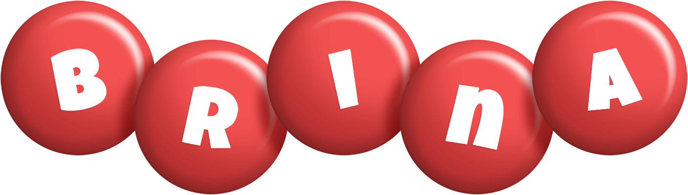 Brina candy-red logo
