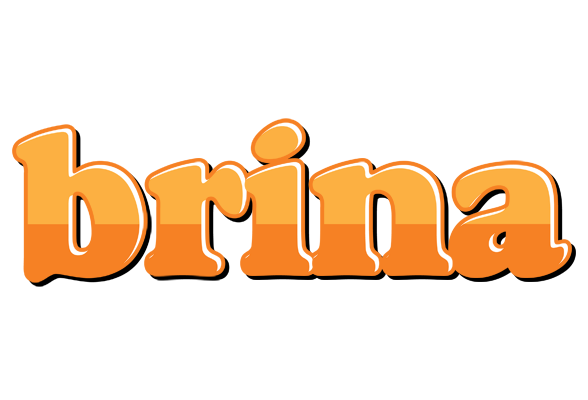 Brina orange logo