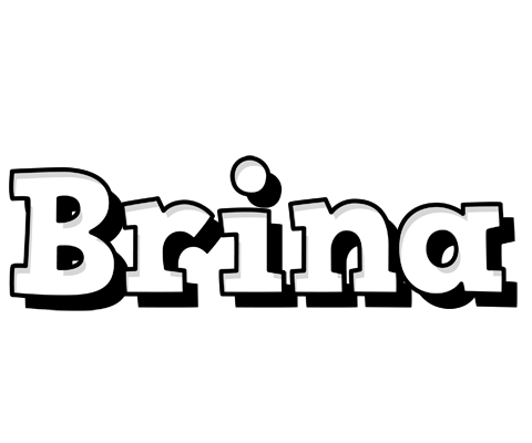 Brina snowing logo