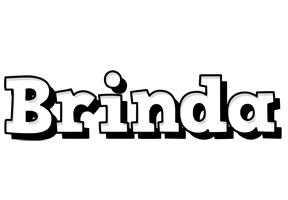 Brinda snowing logo