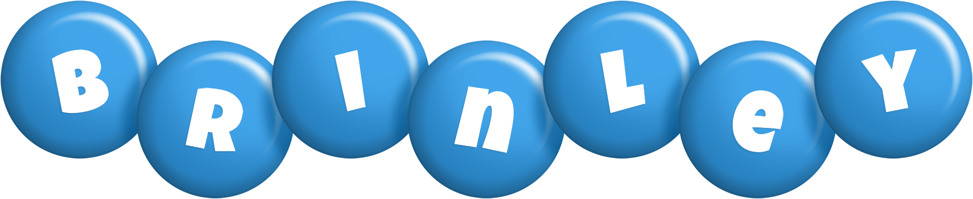Brinley candy-blue logo