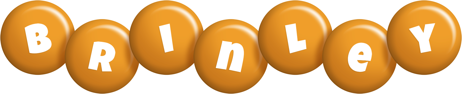 Brinley candy-orange logo