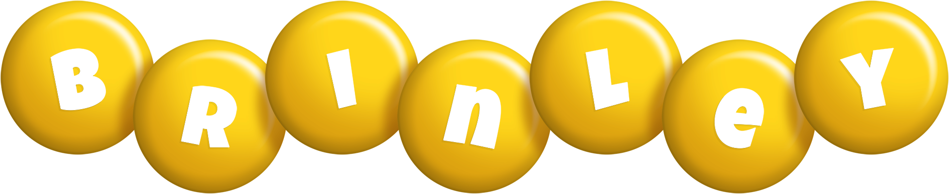 Brinley candy-yellow logo