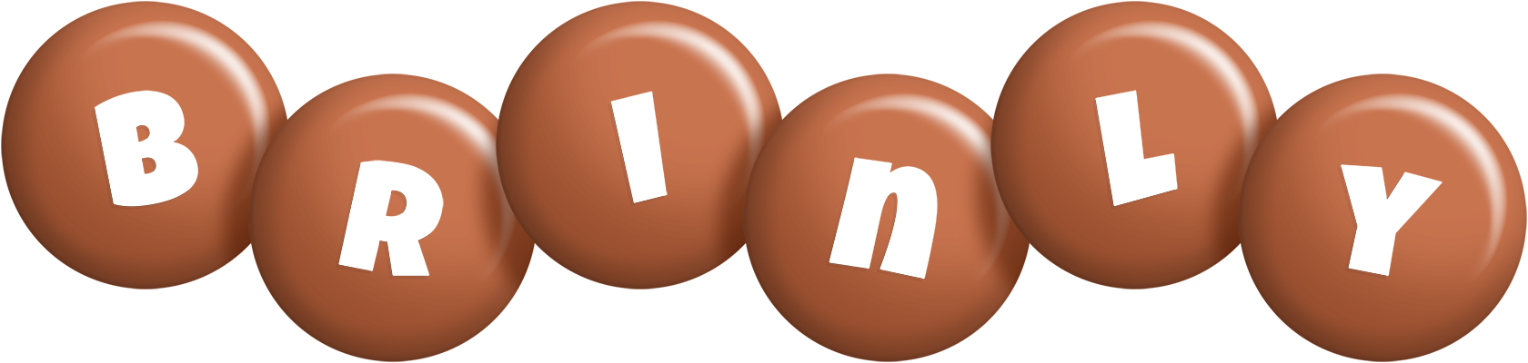 Brinly candy-brown logo