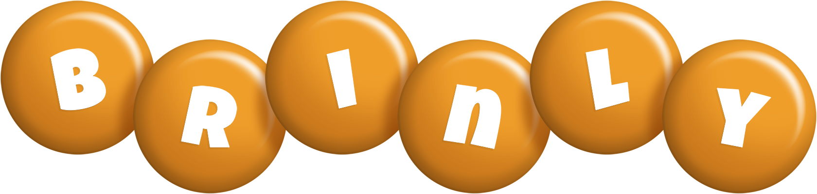 Brinly candy-orange logo