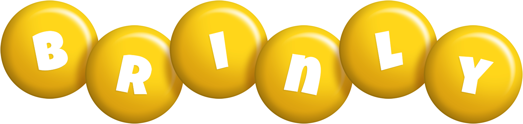 Brinly candy-yellow logo