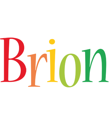 Brion birthday logo