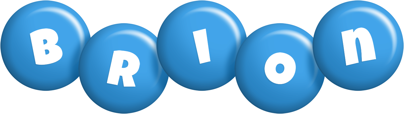 Brion candy-blue logo