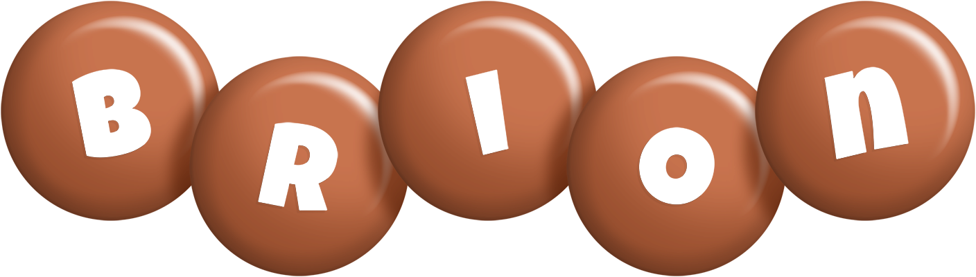 Brion candy-brown logo