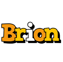 Brion cartoon logo