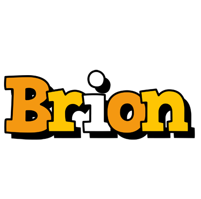 Brion cartoon logo
