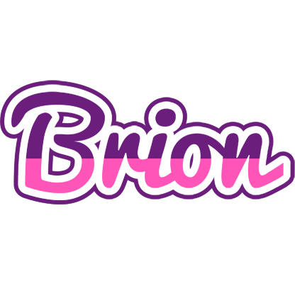 Brion cheerful logo