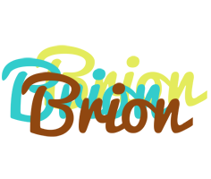 Brion cupcake logo