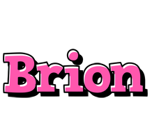 Brion girlish logo