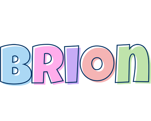 Brion pastel logo