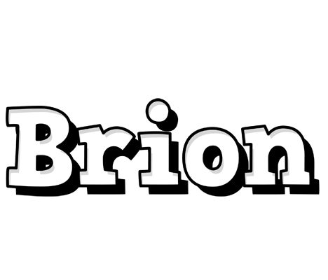 Brion snowing logo