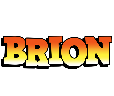 Brion sunset logo
