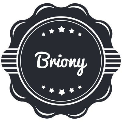 Briony badge logo