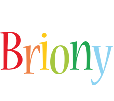 Briony birthday logo