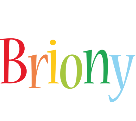 Briony birthday logo