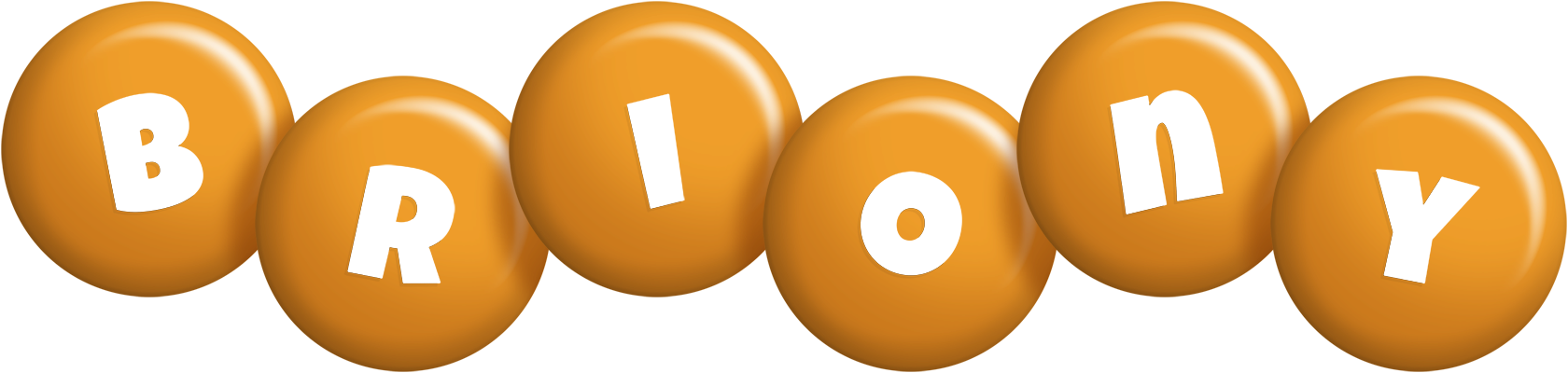 Briony candy-orange logo