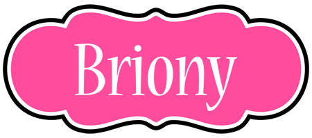 Briony invitation logo