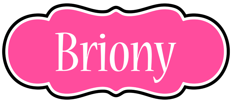 Briony invitation logo