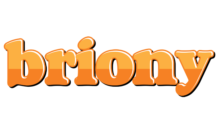 Briony orange logo