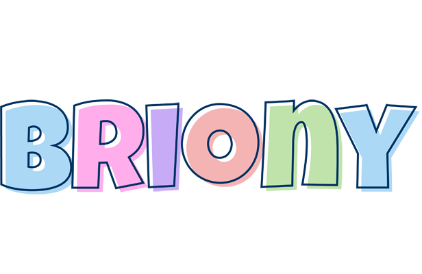 Briony pastel logo
