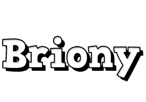 Briony snowing logo