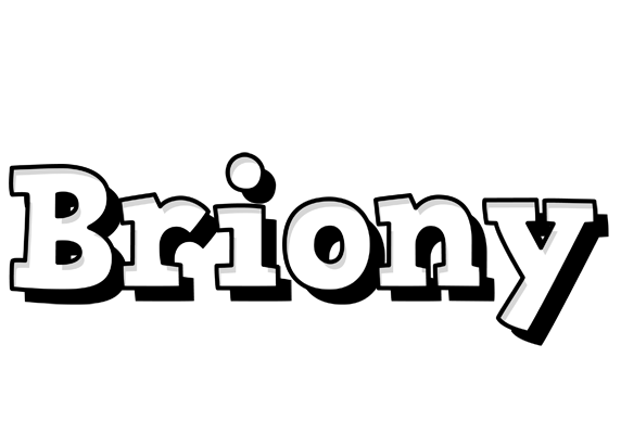 Briony snowing logo