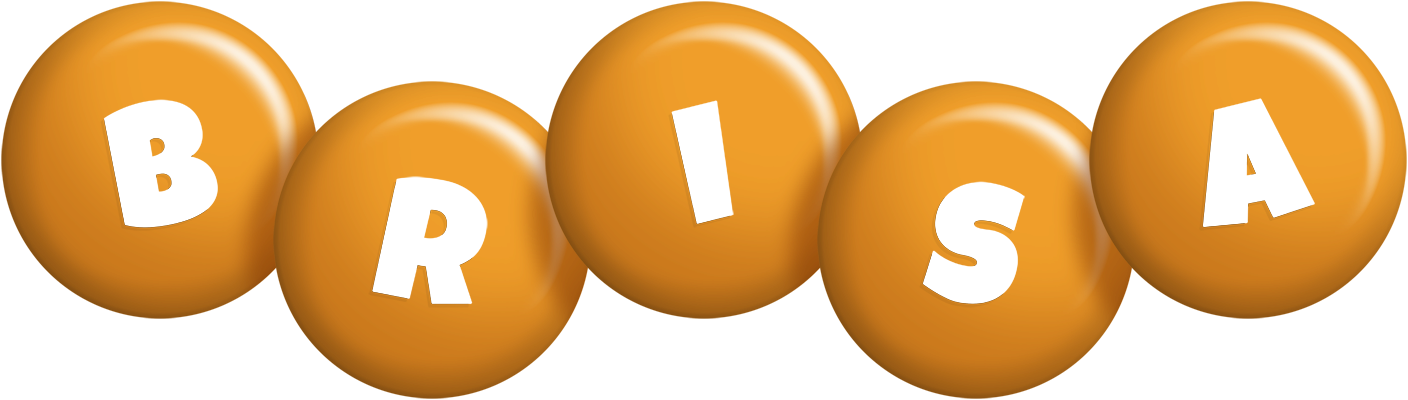 Brisa candy-orange logo
