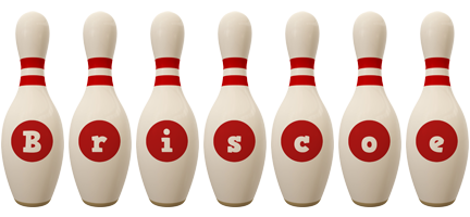 Briscoe bowling-pin logo