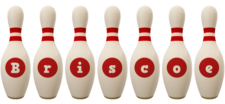 Briscoe bowling-pin logo